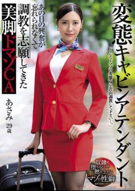 USBA-080 Perverted Cabin Attendant: Beautiful Legged Masochist Cabin Attendant Asami Mizubata Can't Forget The Excitement Of That Day And Volunteered For Training